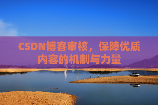 CSDN博客审核,保障优质内容的机制与力量